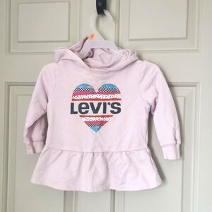 3/$15 Levi's hoodie size 12 m
